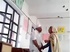 Desi Hijab Teacher Blowjob &amp_ sex Inside class with Maid (ActModel KATStory)