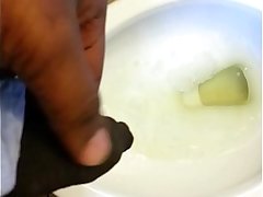 pissing at home