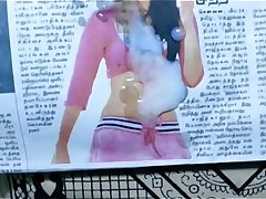 Thick Cum Tribute to Indian Actress Tamil Actress...