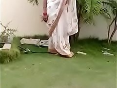 Swathi naidu saree dropping part-3 short film shooting