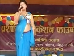 MILF NEPALI PRINCIPAL HUGE JUICY NAVEL SHOW