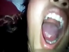 Indian Desi Manipuri College Girl swallows cum after hand job