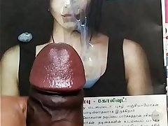 Cum tribute to sexy actress Shruthi hassan