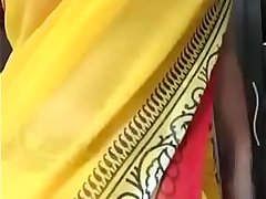 Desi tamil Gf in saree seduces BF stripping milf - desixporn.com