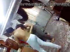 Airtel 4G girl Sasha Chettri dancing topless with friends