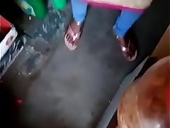 Indian desi girl blowjob in shop