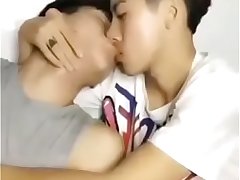 Cute Indian guys kissing each other