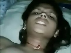 Indian girl fucked while watching TV