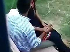 Secret sex with sister in park