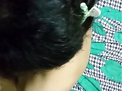 Indian girl giving blowjob