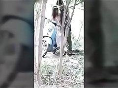 Desi couple outdoor sex