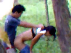 Desi girlfriend outdoor fucking with boyfriend