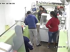 Huge ass fifteen years Bengali girl in a store