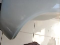 Indian public toilet pissing spy
