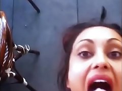 Priya Rai sucking D in a gym